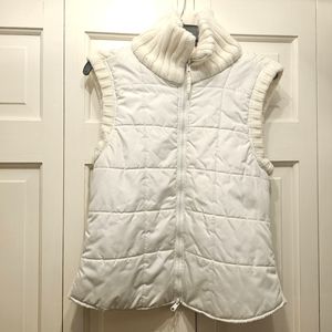 Vanity Women's White Vest Sz M